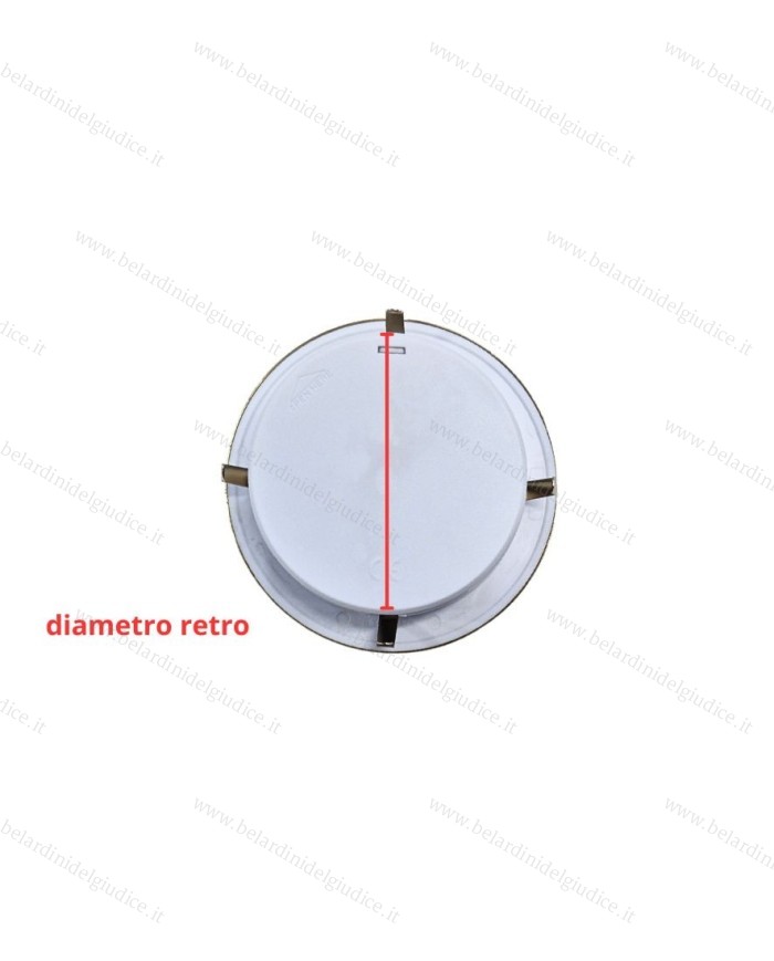 Movimento a Incasso con vetro Ø 72 mm