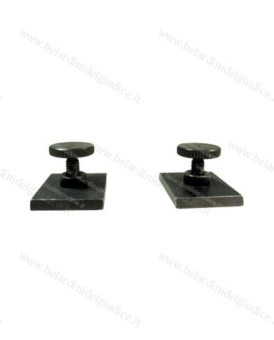 Piastrine Fermacaratteri (coppia) per Pantografo Gravograph IM3
