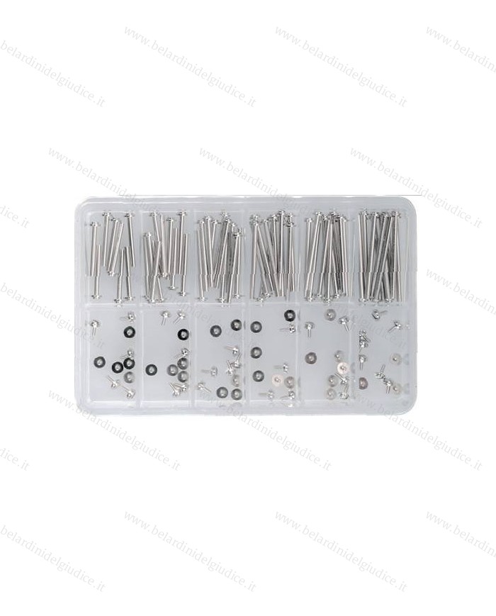 Assortimento Barrette Accaio con Viti filettate tipo VAN CLEEF 1,3