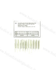 ASSORTIMENTO COPPIGLIE ETAMPEE