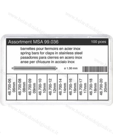 Assortimento Anse per Chiusure Ø 1,3 - 100 pz