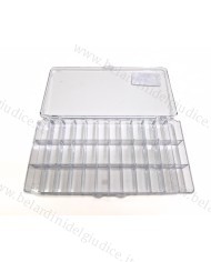 Scatola in plexi trasparente 36 scomparti