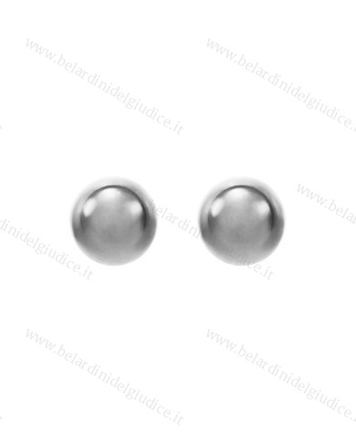 Pre orecchini System 75 pallina in acciaio 3mm