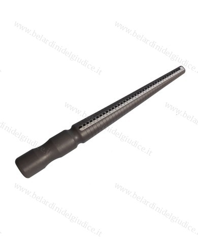 Fuso (triboulet) per anelli in PVC nero