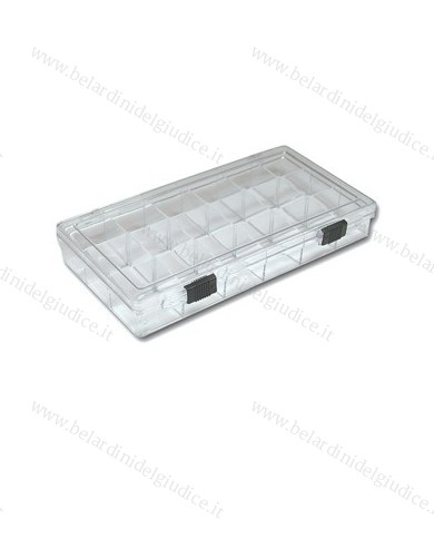 Scatola plexi trasparente 18 Scomparti