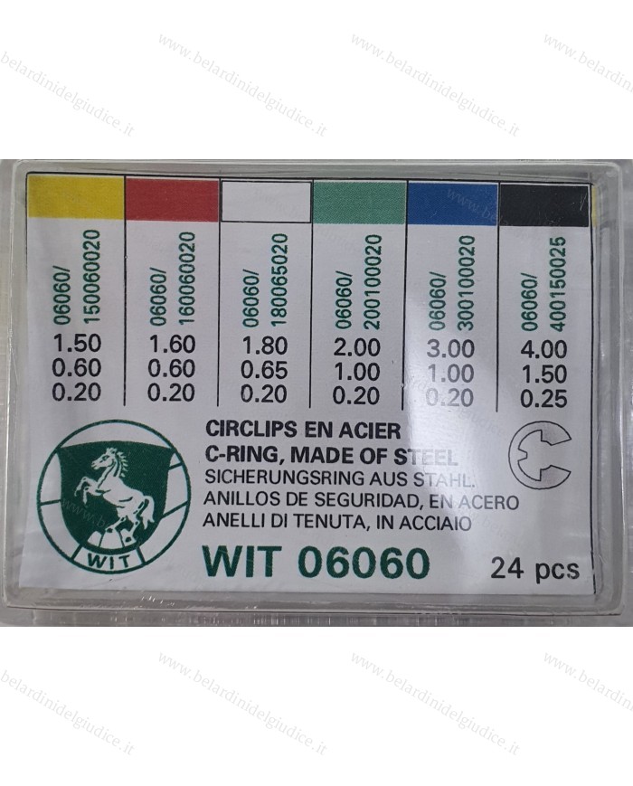 Assortimento Coppiglie per Pulsanti - 24 pz