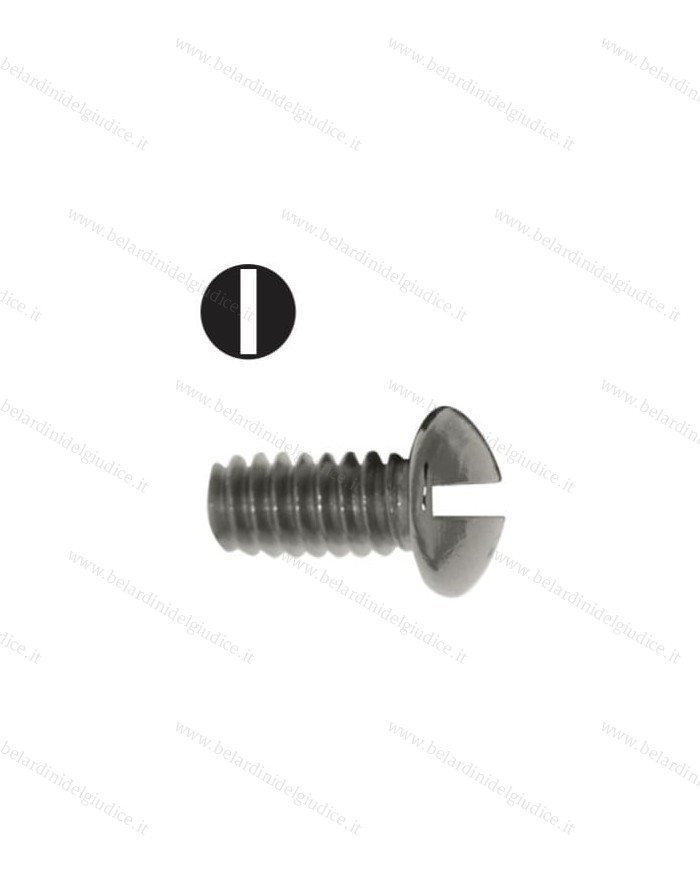 Assortimento Viti per Fondo Cassa Testa Bombata a Taglio - 180 pz