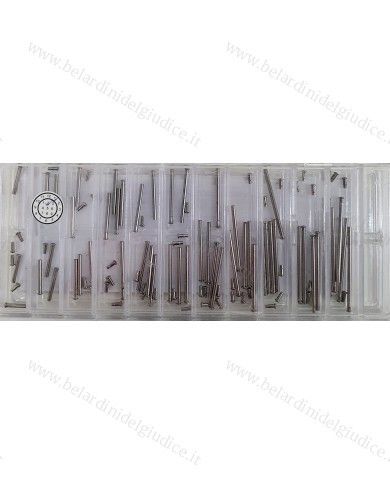 Assortimento Perni a  Pressione Ø 1,50 da 10 a 30 mm - 55 pz
