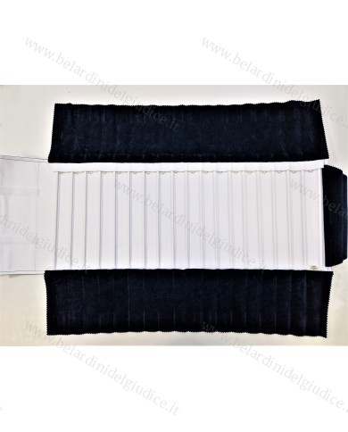 Rotolo blu interno bianco 18 scomparti con anellini