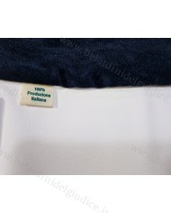 Rotolo blu interno bianco con 16 lacci