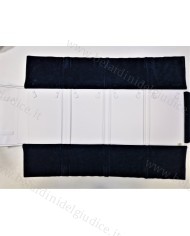 Rotolo blu interno bianco per 4 collier