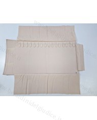 Rotolo cuoio interno panna a 16 lacci (h. 37)