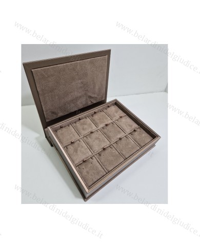 Marmotta bronzo interno quercia 12 caselle con pattine tagli e fori