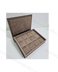 Marmotta bronzo interno quercia 12 caselle con pattine tagli e fori