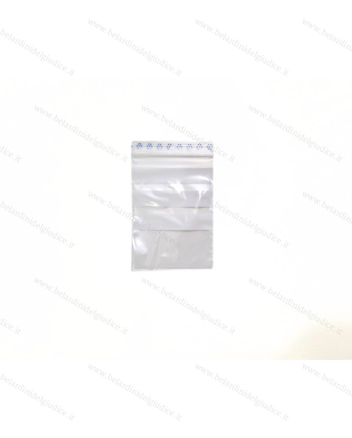 Bustine minigrip 6x8 cm con finestre (conf. 100 pz.)