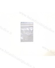Bustine minigrip 6x8 cm con finestre (conf. 100 pz.)