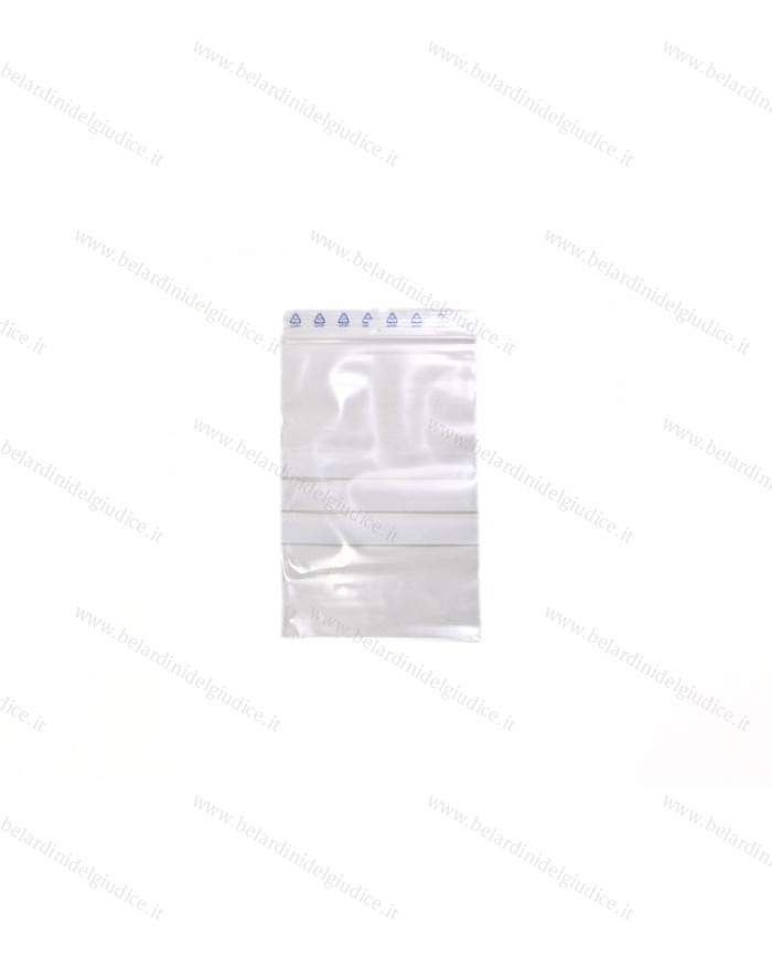 Bustine minigrip 8x12 cm con finestre (conf. 100 pz.)