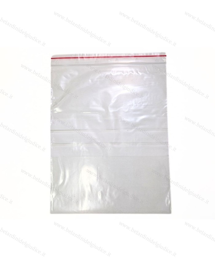 Bustine minigrip 20x25 cm con finestre (conf. 100 pz.)