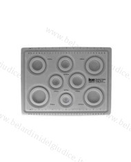 Vassoio per infilare collane con coperchio 33x26 cm