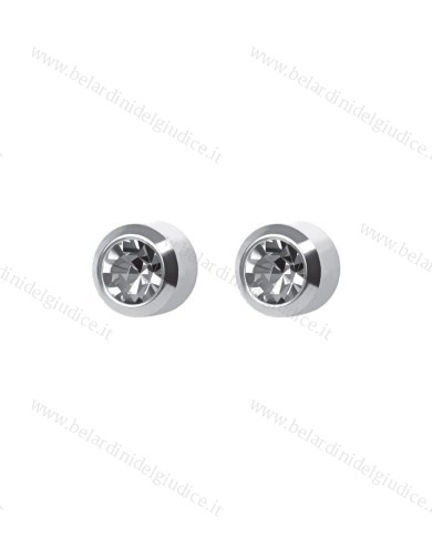 Pre orecchini Studex REGULAR pallina palladio con brillantino