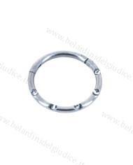 Piercing Cerchietto con zirconi e con chiusura a scomparsa 8 mm