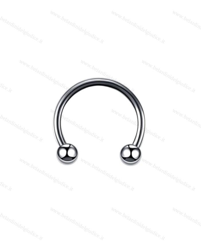 Piercing Barretta circolare 10 mm in titanio