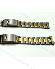 Cinturino Acciaio Tipo RX Oyster Bicolore