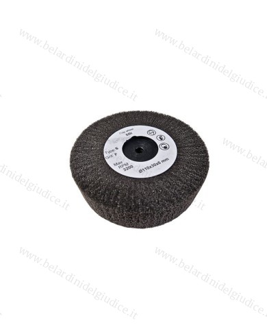 Ruota Lamellare in Scotch-Brite Grigio Grana Fine