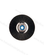 Spazzola con Centro Metallico Nera Hatho Ø 48