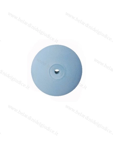 Gommino a Ruota Lenticolare Busch Celeste per Lucidatura Soft Ø 22 x 3 mm