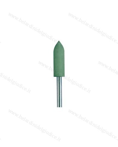 Gommino a Ogiva con Gambo Edenta TopStar Lucidatura Verde Ø 5 x 16 mm