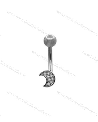 Piercing Banana ombelico Fix Luna