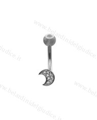 Piercing Banana ombelico Fix Luna