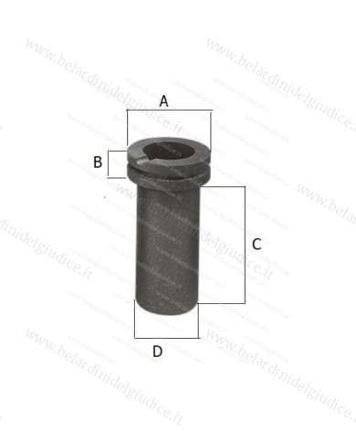 Crogiolo in Grafite Tipo Basso per Forno Elettrico