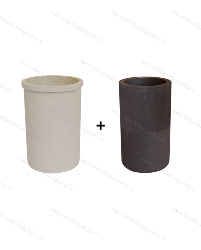 Crogiolo in Grafite e Ceramica Refrattaria per Forno Ceia F4