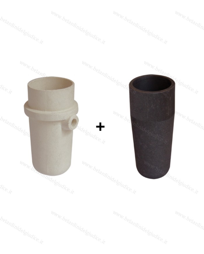 Crogiolo in Grafite e Ceramica Refrattaria per Centrifuga Manfredi CG 120