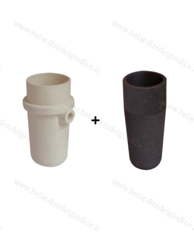 Crogiolo in Grafite e Ceramica Refrattaria per Centrifuga Manfredi CG 40