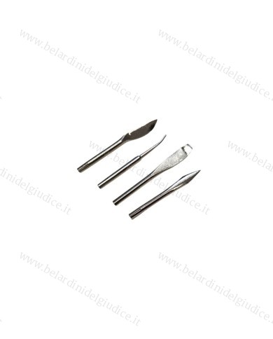 Assortimento di 4 Spatole per Saldacera