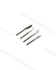 Assortimento di 4 Spatole per Saldacera