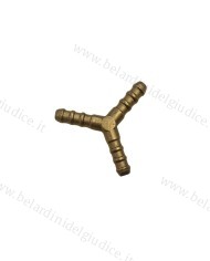 Deviatore a 3 Vie per Tubi Gomma 8 x 15 mm