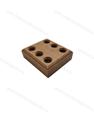 Base in Legno per 3 Pinze