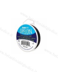 Filo di fibra elastico nero 0,7 mm