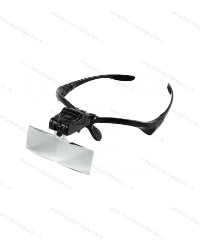 Lente Binoculare con LED e 5 Lenti Intercambiabili da 1.0x a 3.5x