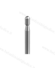 Fresa Busch dis. RR552 Ramroller Cilindro a Testa Arrotondata Tungsteno