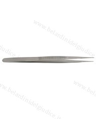 Pinzetta per pietre inox con punte zigrinate