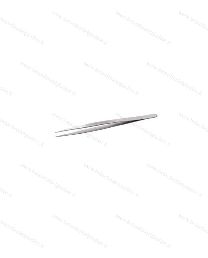 Pinzetta per pietre inox con punte zigrinate