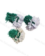 Cartellini cartoncino con scritta con filo verde (conf. 500 pz.)