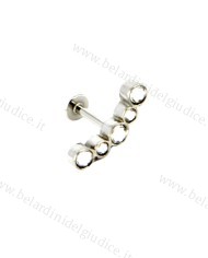Piercing Tragus con zirconi
