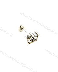 Piercing Tragus con zirconi
